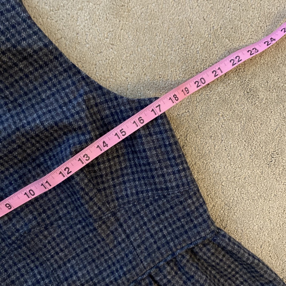 J. CREW 100% WOOL‎ SLEEVELESS PLEATED LINED ROMPER DRESS SIZE 10 - Picture 9 of 16